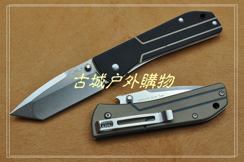 三刃木2014新款-g10线锁石洗totan刀7071ltf