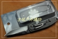 三刃木2014新款-全钢战术框架锁砂光刀柄7073