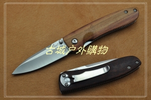 鹰朗Enlan-鹰标酸枝木柄线锁折刀M028