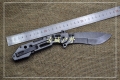美国螳螂狗腿大型重折，轴承结构框架锁5mm厚