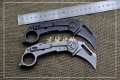 美国螳螂小型重折爪QTR-5，钛合金轴承结构框架锁5mm刀刃